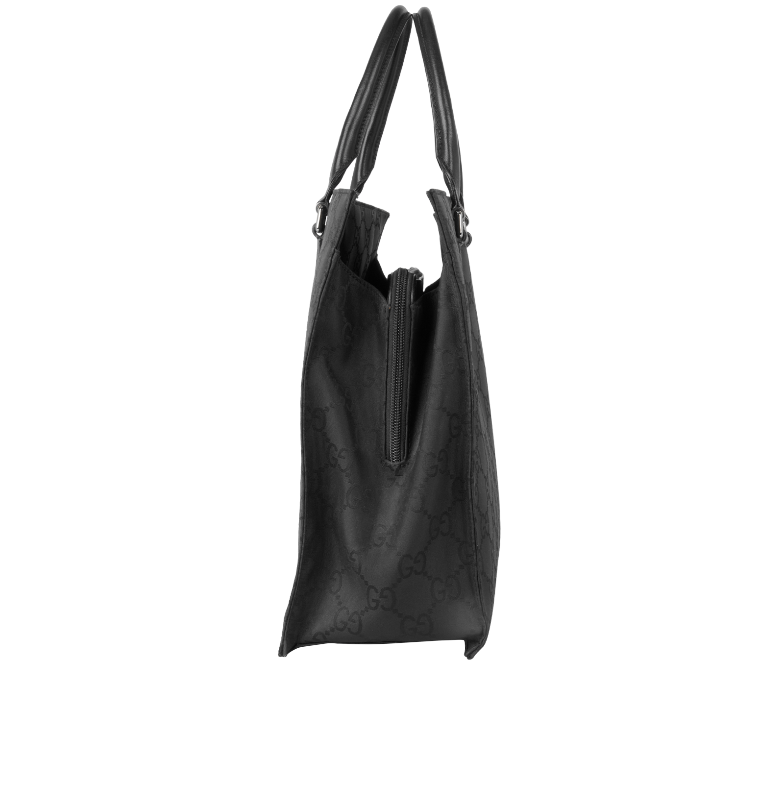 GG Tote, &pound;220, Handbags, Black, Canvas, Bottom view